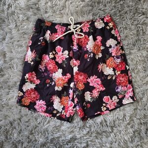 PacSun Multifloral 17" Swim Trunks - Size Small
